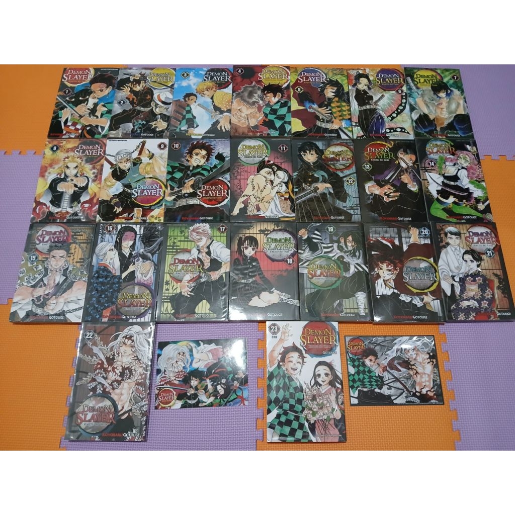 Komik set Demon Slayer: Kimetsu No Yaiba (1-23 end)