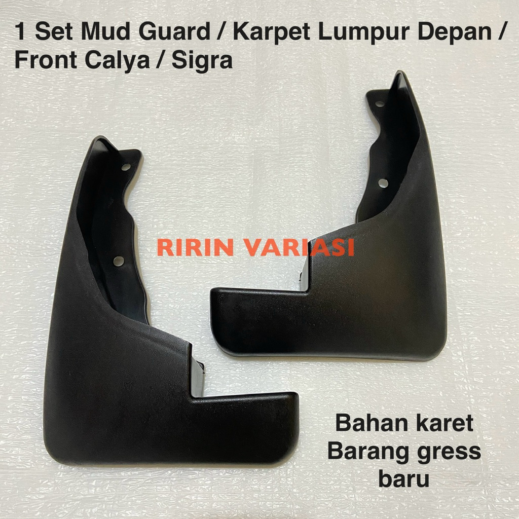 1 Set Mud Guard / Karpet Lumpur Depan / Front Calya / Sigra