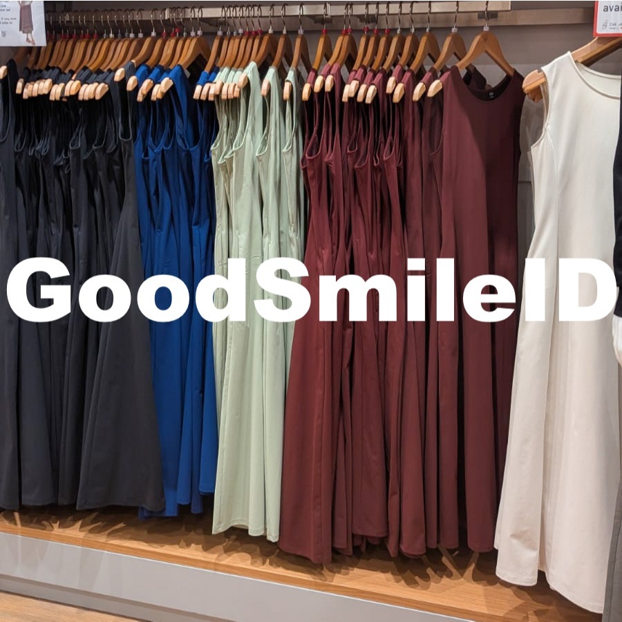 SALE Women AIRism Gaun Ultra Stretch Tanpa Lengan Dress Wanita JASTIP UNIQLO