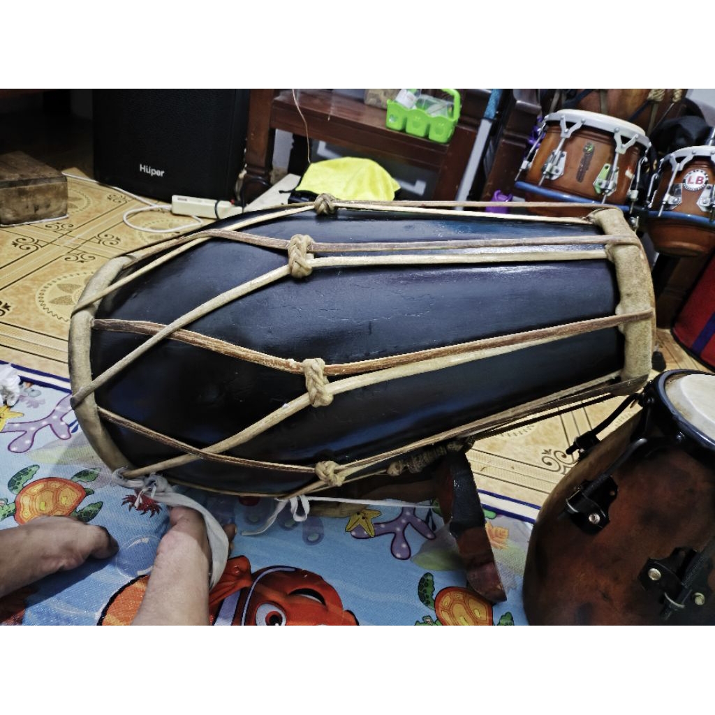 kendang jaipong rampak induk kulit kerbau murah suda siap manggung sudah di setting