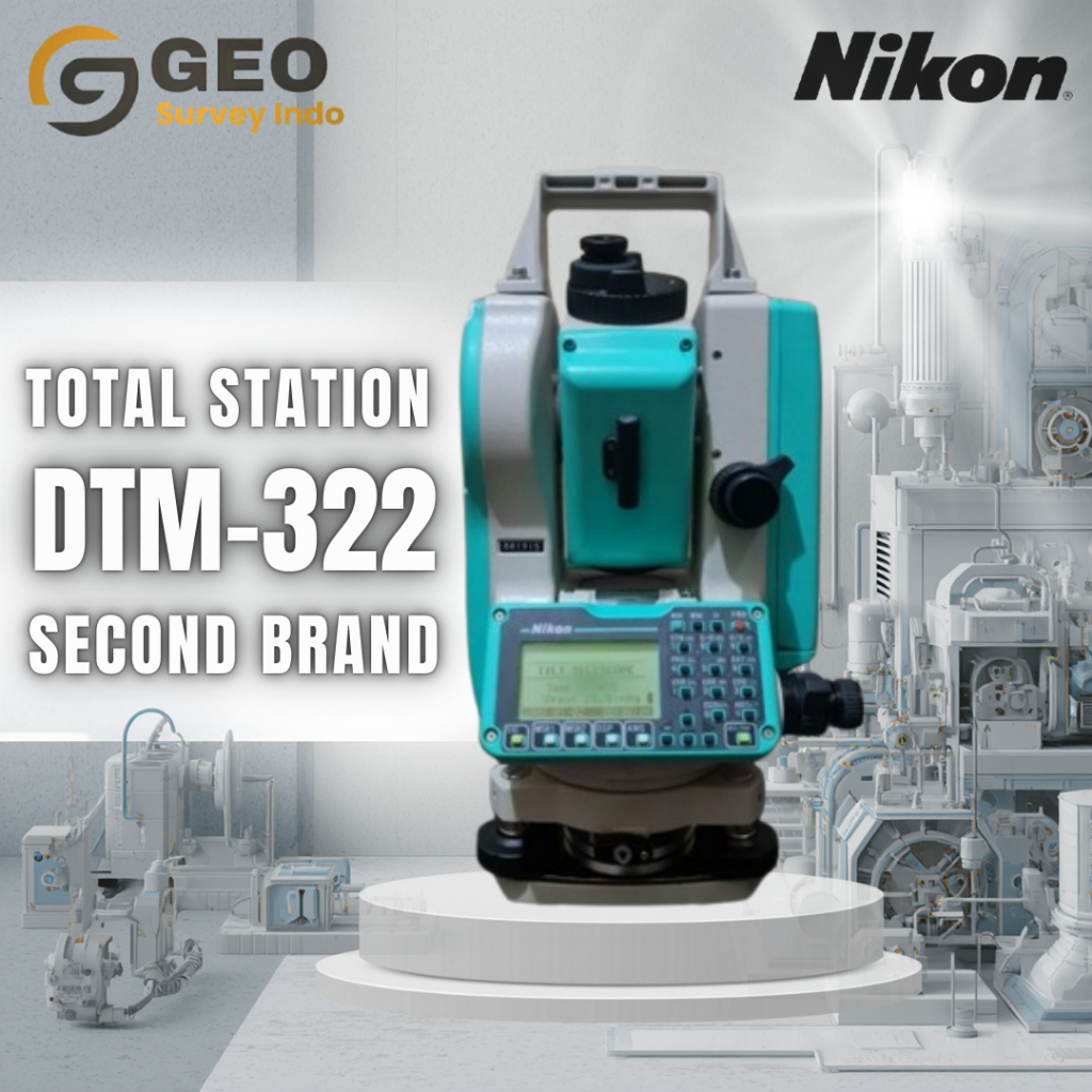 Total Station Nikon DTM-322 Double Display – Bekas-Bergaransi