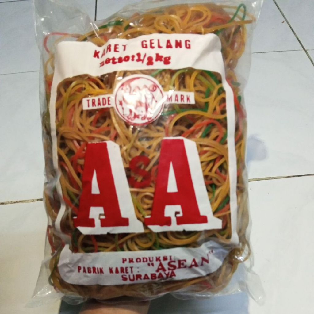 karet gelang pentil kemasan 500gram
