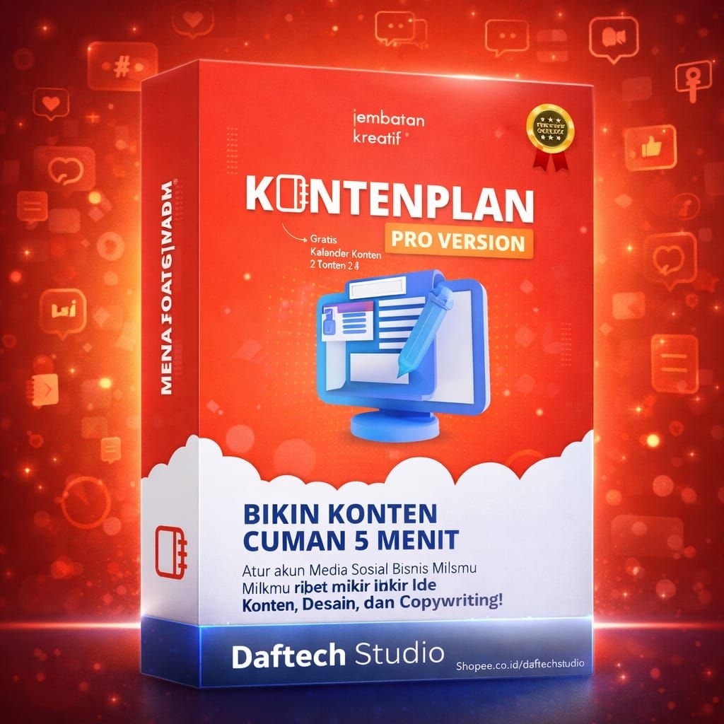 KONTENPLAN PRO Kalender Konten - 4000+ Paket Desain Template 12000+