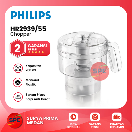 PENGGILING DAGING / CHOPPER PHILIPS HR2939/55 GARANSI RESMI (MEDAN)