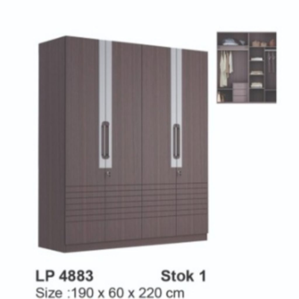 Lemari Pakaian Siantano 4883