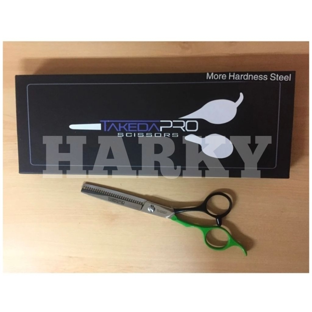 TakedaPro TKD - AQ08 / 6030T gunting penipis Black Green