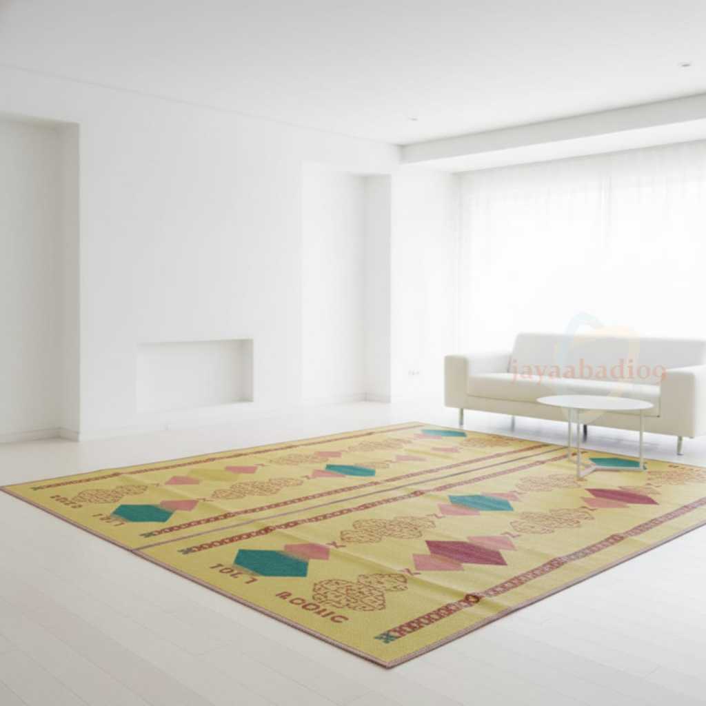 singa laut karpet lantai tikar plastik 2x3Meter Tikar Lipat Plastik Anyam Alas Lantai Serbaguna karp