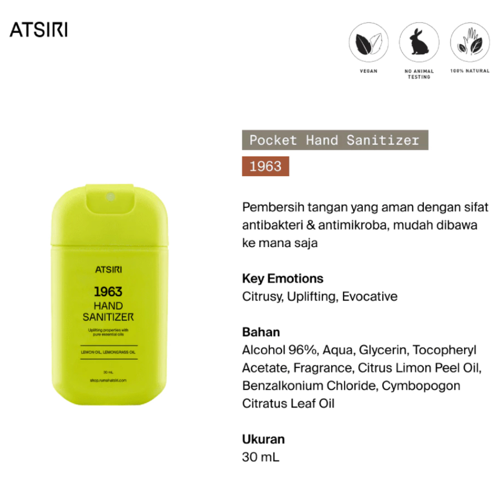 Rumah Atsiri Pocket Hand Sanitizer