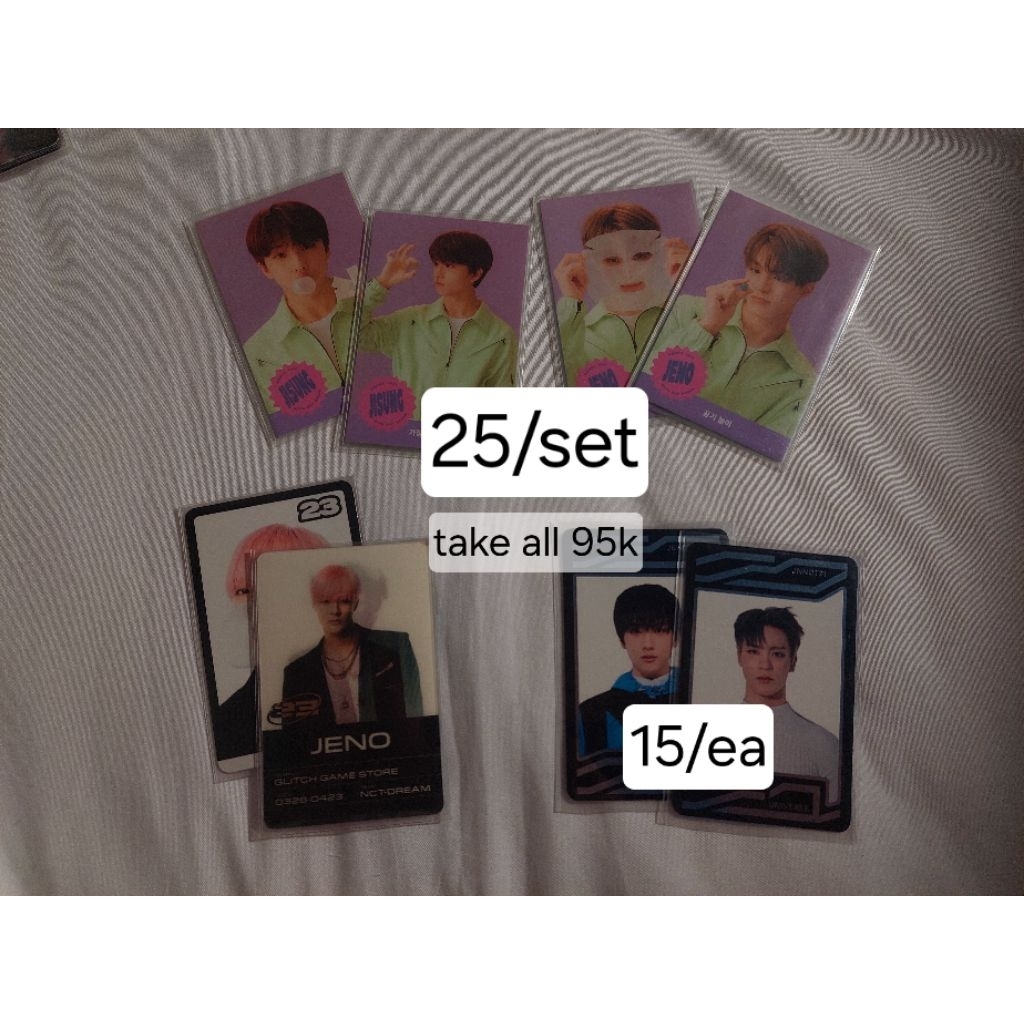 Jeno Jisung photocard uc pc glitch mode sg