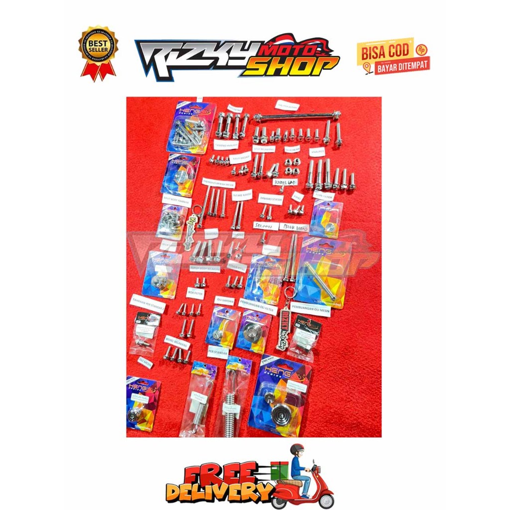 BAUT FULLSET 1 MOTOR YAMAHA NOUVO Z VIETKONG ELEGANCE LX SX KARBU TAHUN 2002 - 2015 CVT KALIPER DEPA
