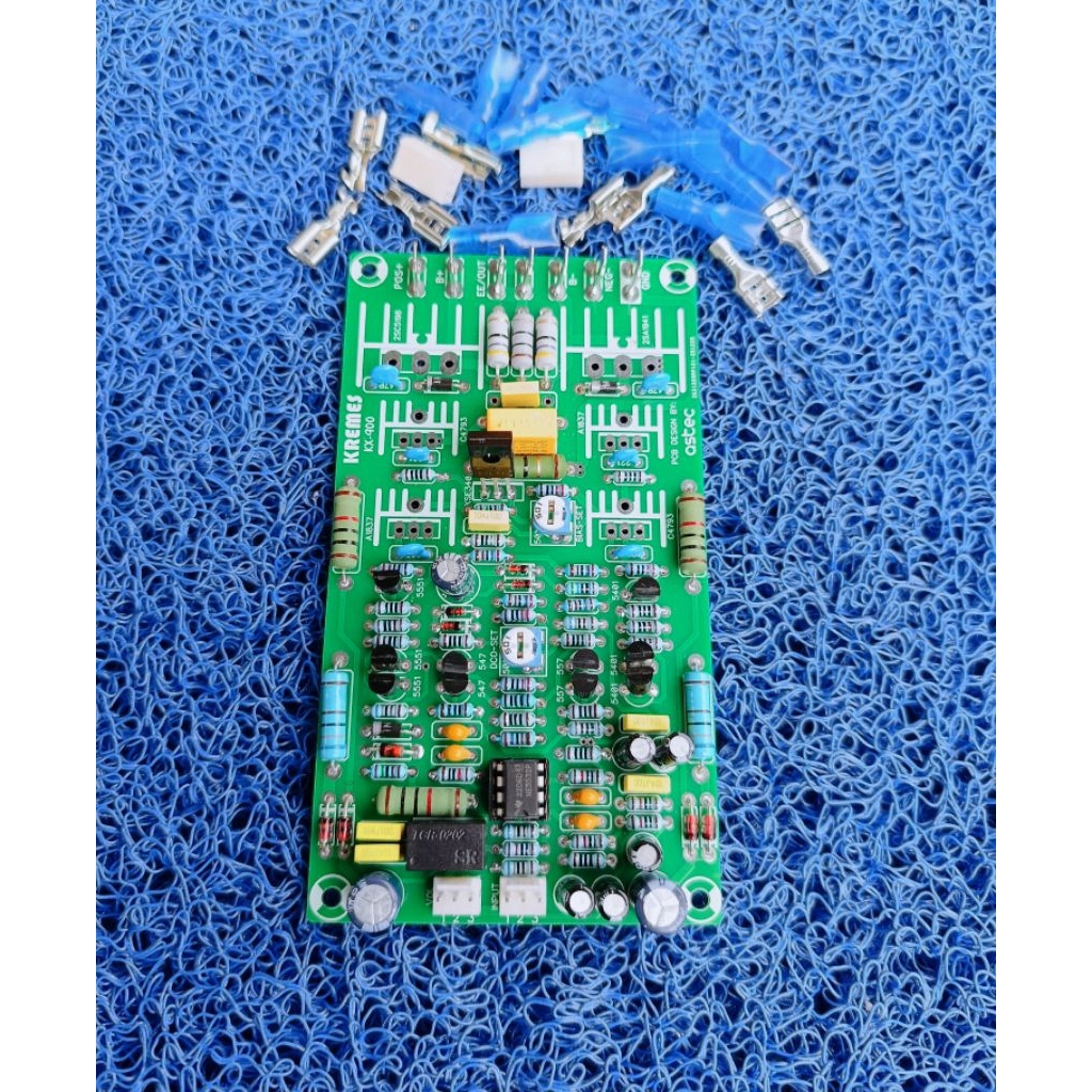 Pcb ples komponen driver power Kremes cloning power cress audio KX900 tanpa tr driver