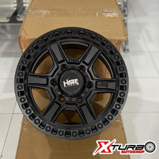Velg Mobil Triton Hilux Ring 15 Velg HSR XTS 01 Lebar 8 Rata Cocok Untuk Ofroad