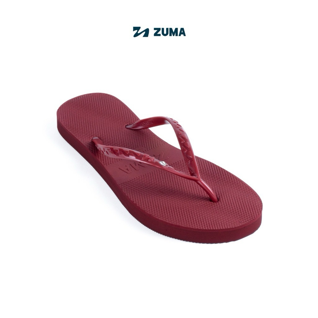 [PRELOVED] Zuma Women Sandal Japit Wanita Wine