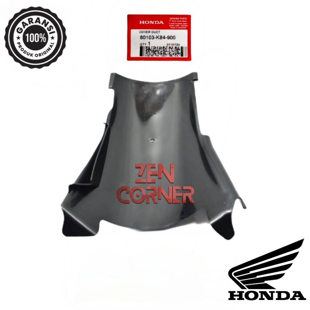 80103-K84-900 Cover Duct Spakbor Kolong Dalam Belakang CRF 150L Original AHM Honda