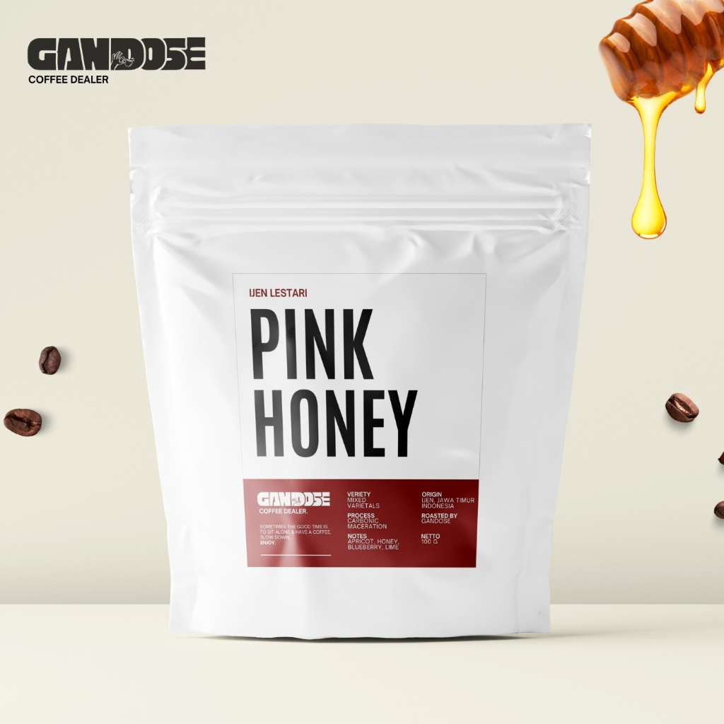 Biji Kopi Ijen Lestari Pink Honey CM - Apricot & Blueberry Notes 100 Gr