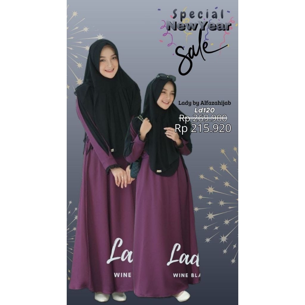 [READY] Lady Dress by Alfaza Hijab