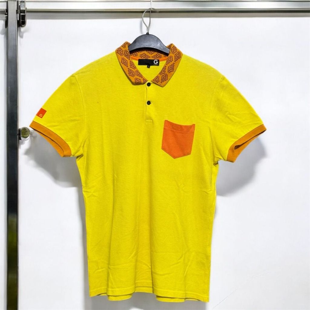 GUESS Basic Pocket Polo Shirt | kaos kerah pria