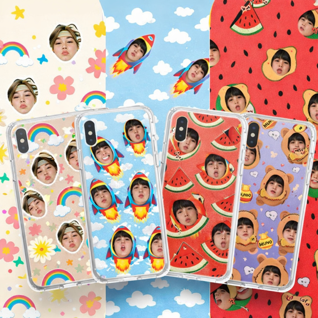 Case HP Transparan Silikon Bening - Custom Face Case untuk Semua Tipe HP dengan Print UV