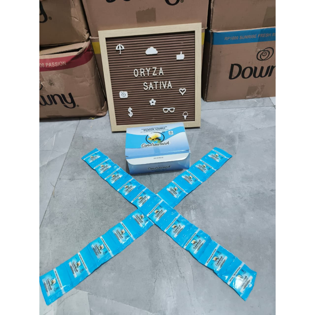 1 BOX Vanili bubuk Cendrawasih Kemasan Sachet 3gr