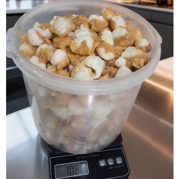 SIOMAY BATAGOR MINI KERING 1KG, tekstur kriuk khas bandung