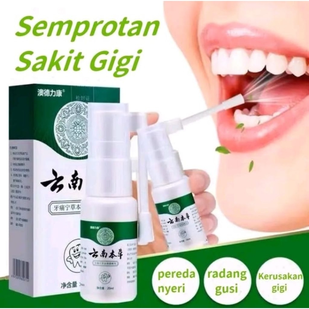 Gigi Bengkak Semprotan pereda nyeri sakit gigi Obat Sakit Gigi Berlubang Ampuh Obat Sakit Gigi Sempr