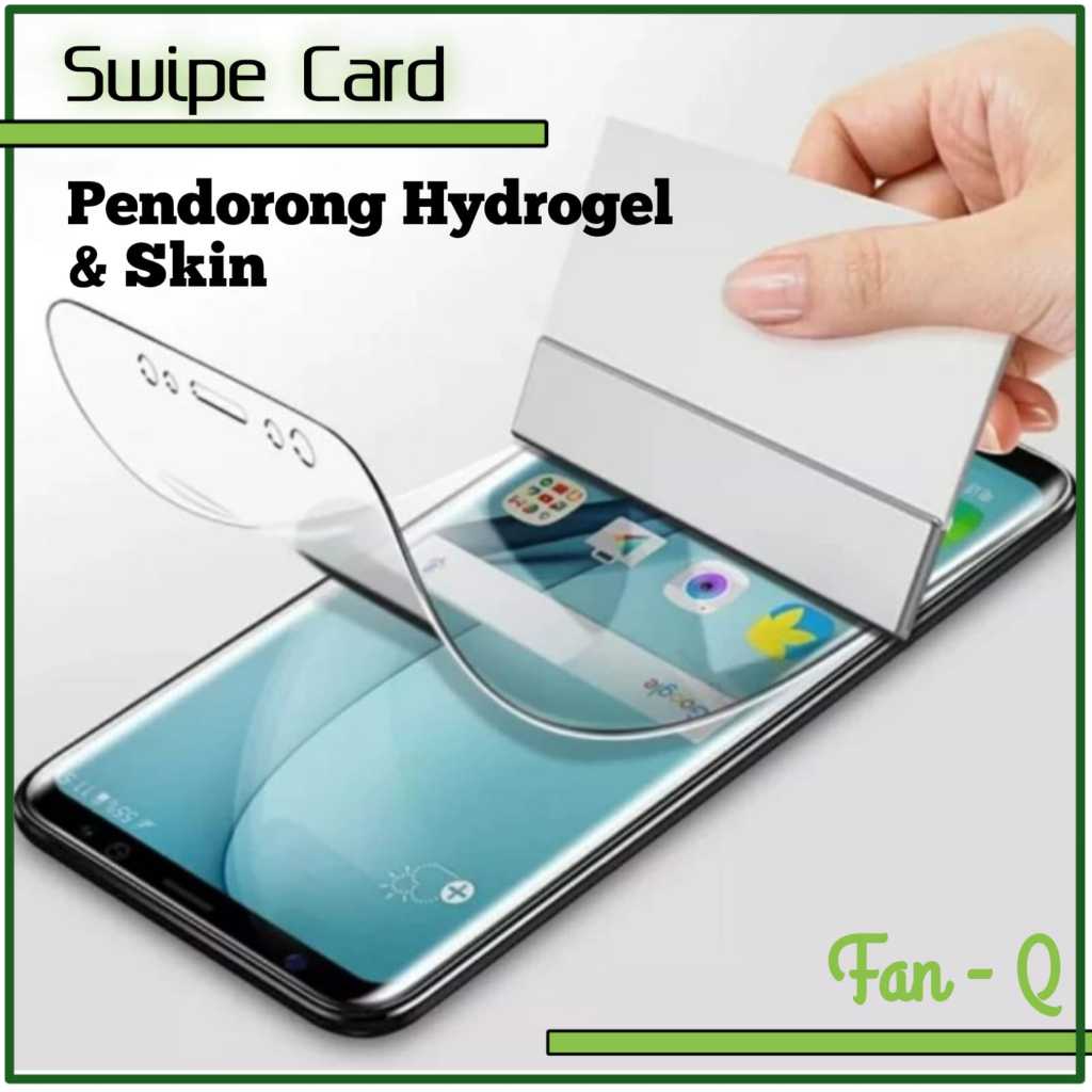 Hydrogel Swipe Card Tool Anti Glare Lentur