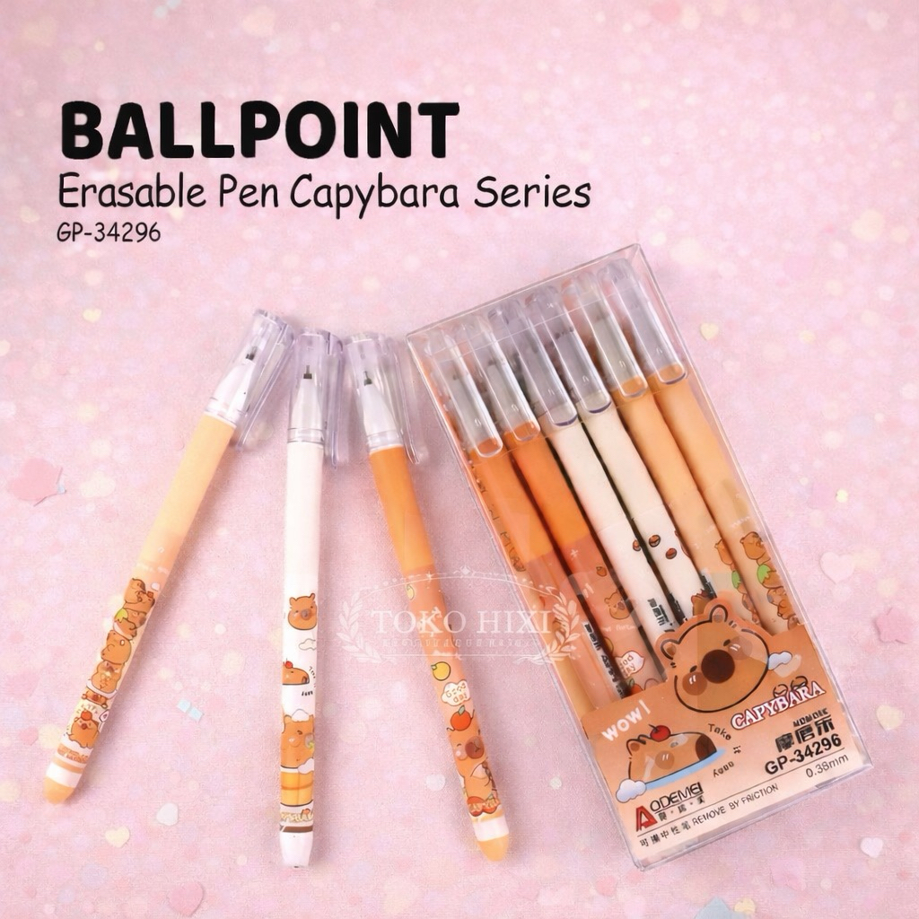 Toko Hixi - Ready 12pcs Erasable Pen Aodemei Karakter Lucu