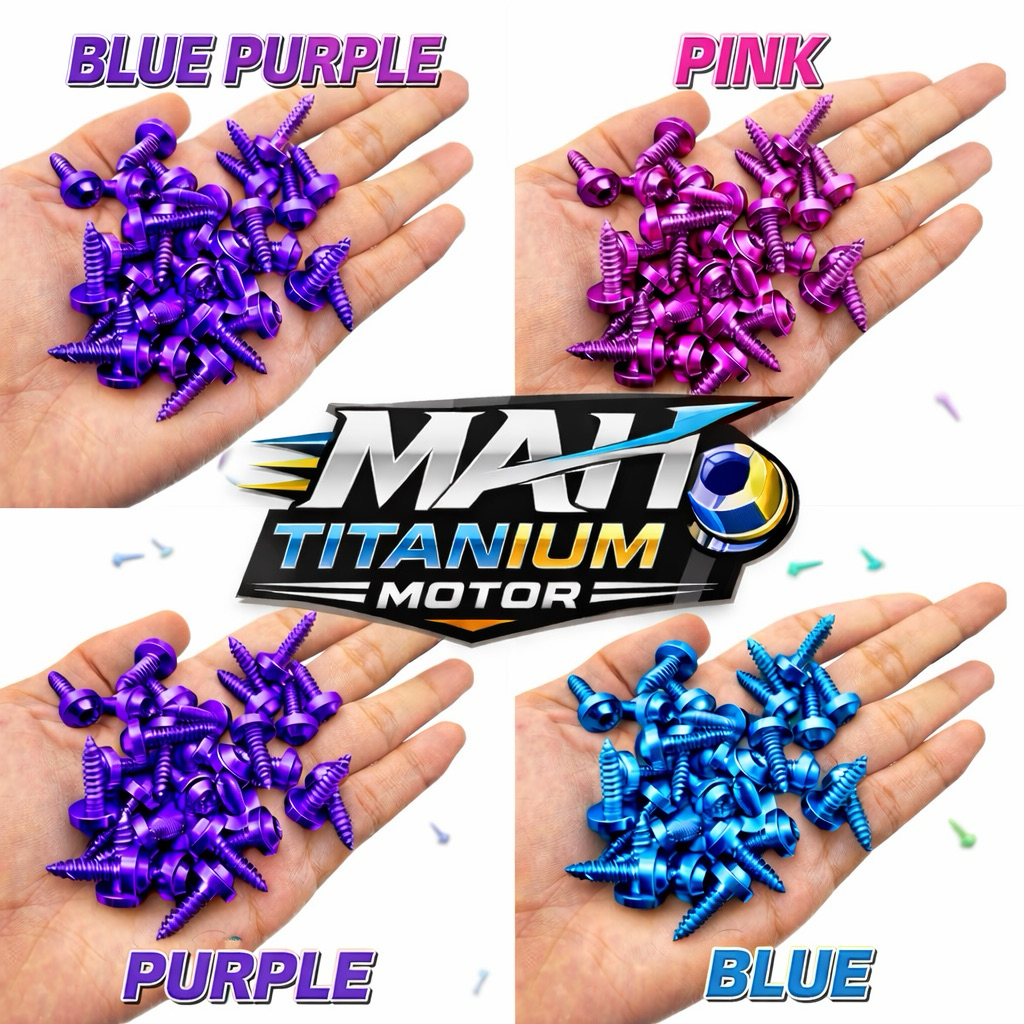 Baut Body Motor Titanium GR5 Tahan Karat, Yamaha