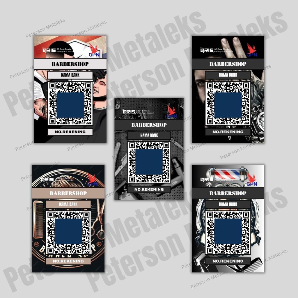 Cetak QRIS Aluminium | QR | QR CUSTOM