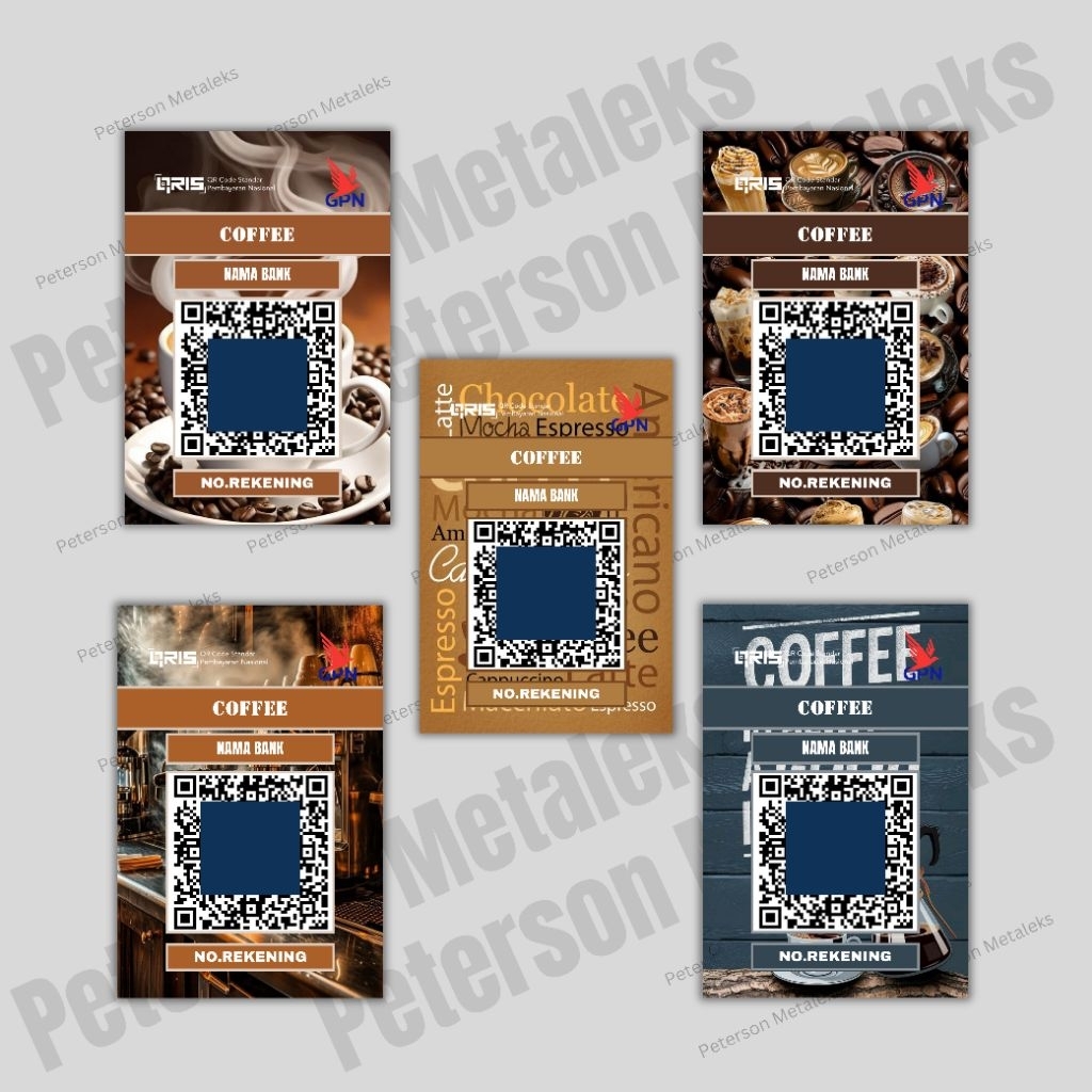 CETAK QRIS/QRIS CUSTOM/QRIS AESTHETIC/QRIS MODERN/QRIS ALUMINIUM