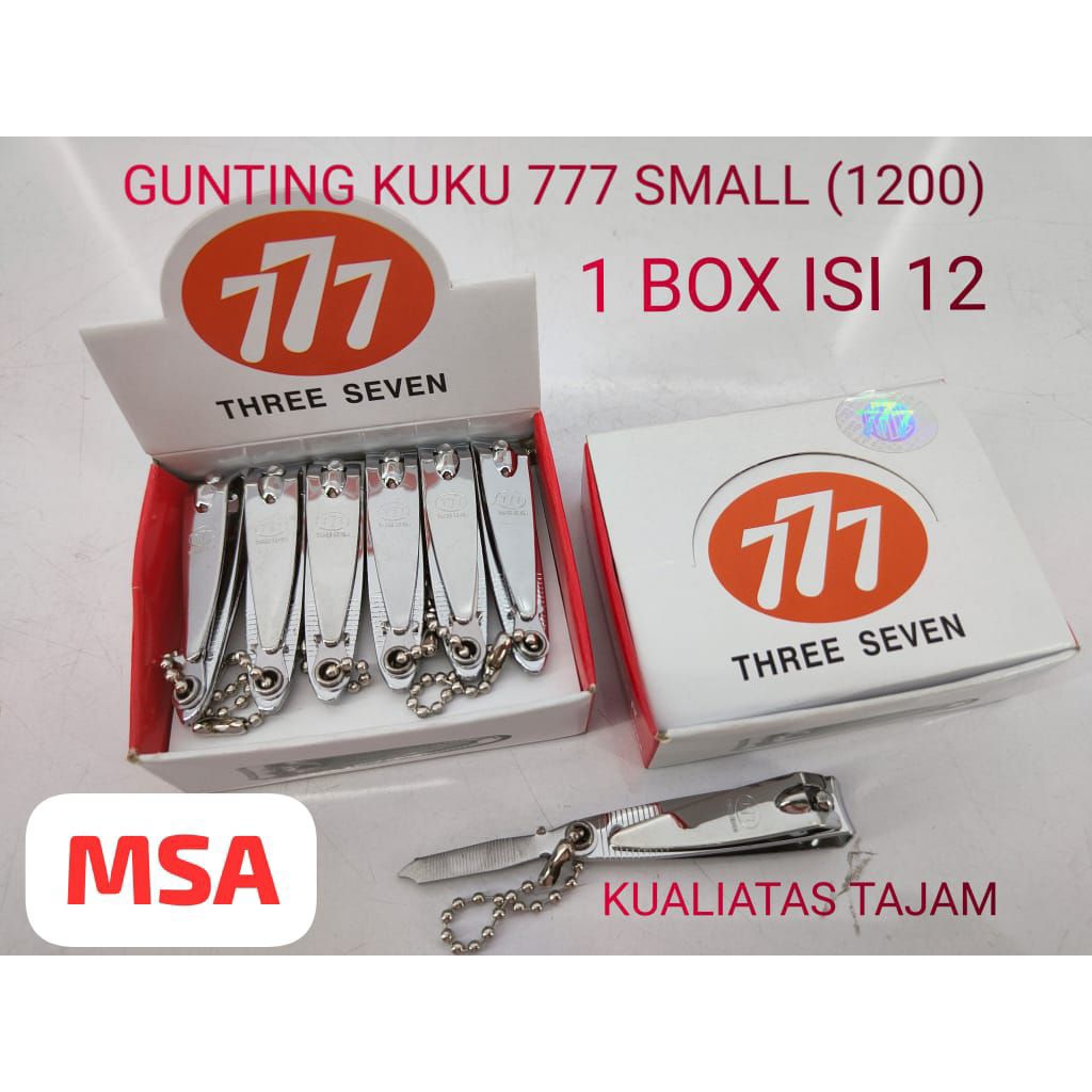 12pc gunting kuku 777 kecil 1lusin / GROSIR gunting kuku 777 kecil 1pack isi 12pc