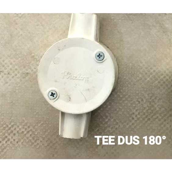 TEE DUS T DOOS PRALON CABANG 2 PUTIH 180 DERAJAT