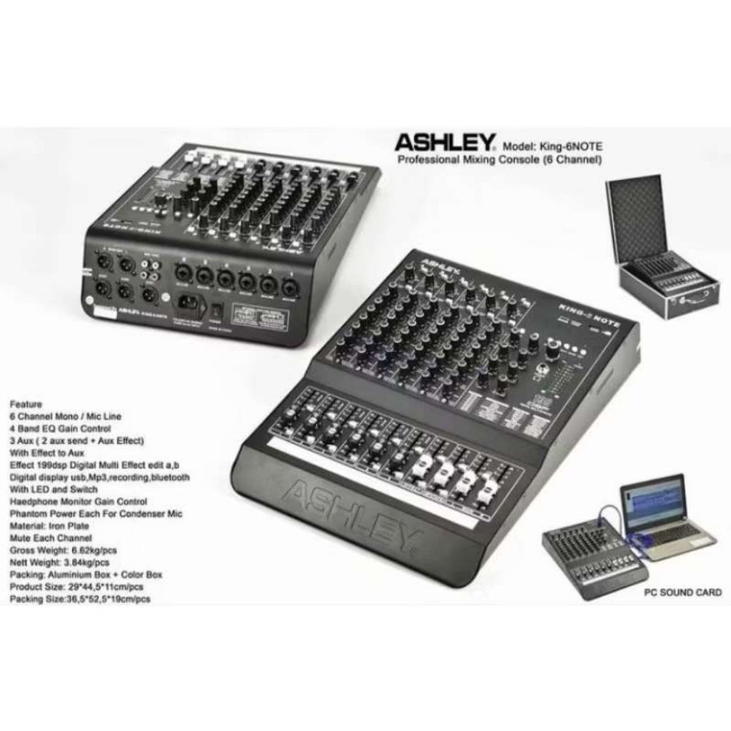 MIXER ASHLEY KING-6 NOTE