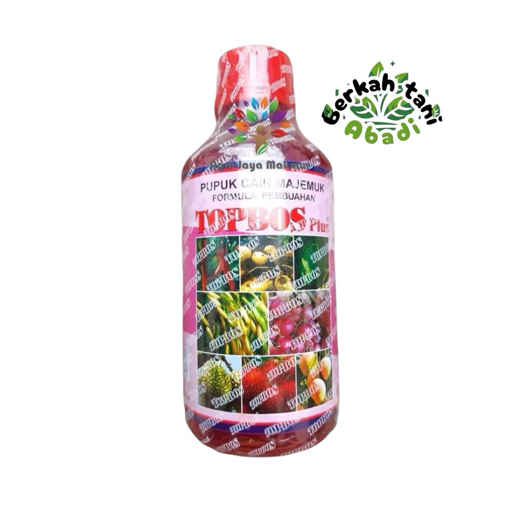 Topbos Merah 1 Liter pupuk cair Majemuk pada tanaman