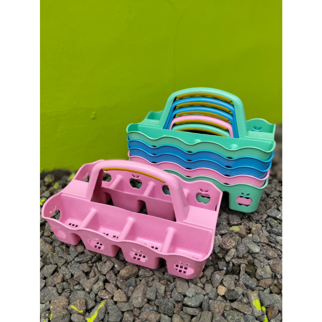 Rak Aqua Tempat Aqua Plastik Isi 8 Tempat Aqua Gelas Rak Mineral Plastik Tebal