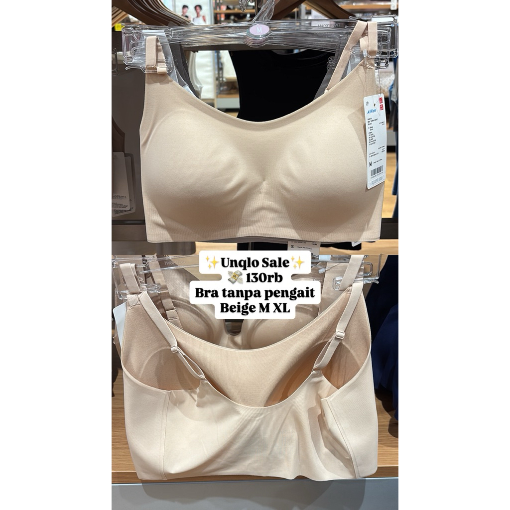 UNIQLO BRA TANPA KAWAT RILEKS