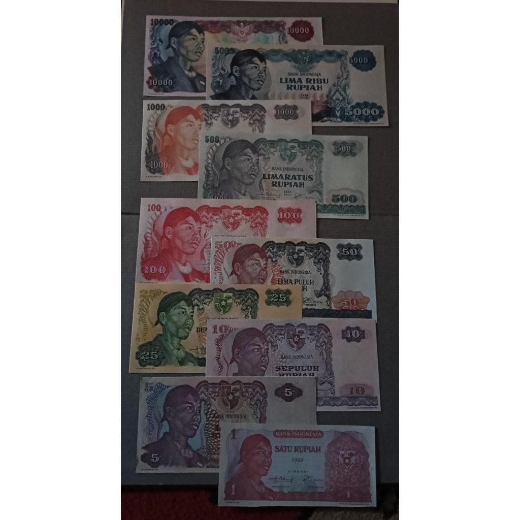 Uang Indonesia REPRO Seri Jendral Sudirman THN 1968