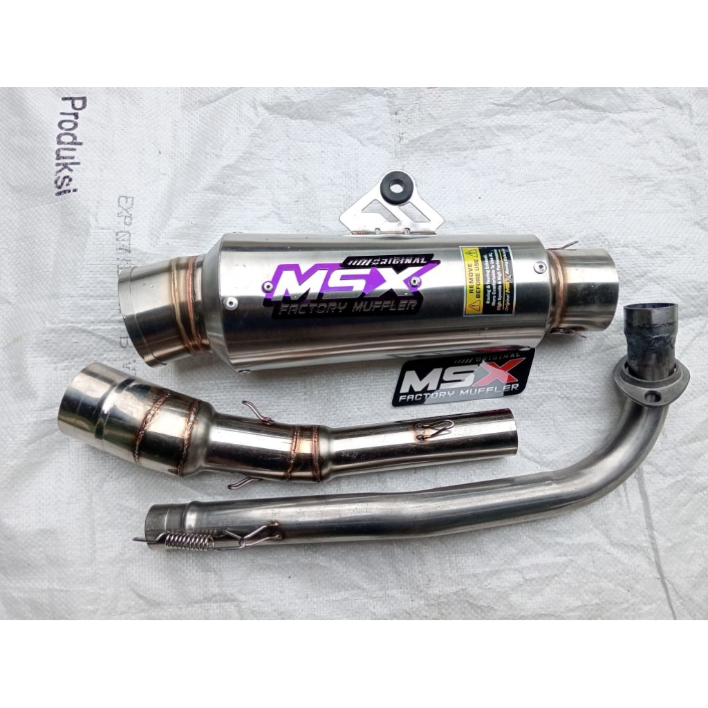 knalpot original msx cantol 19cm dos inlet 50 jrm Vega Jupiter Z1 Revo grand Shogun karisma c70 Supr
