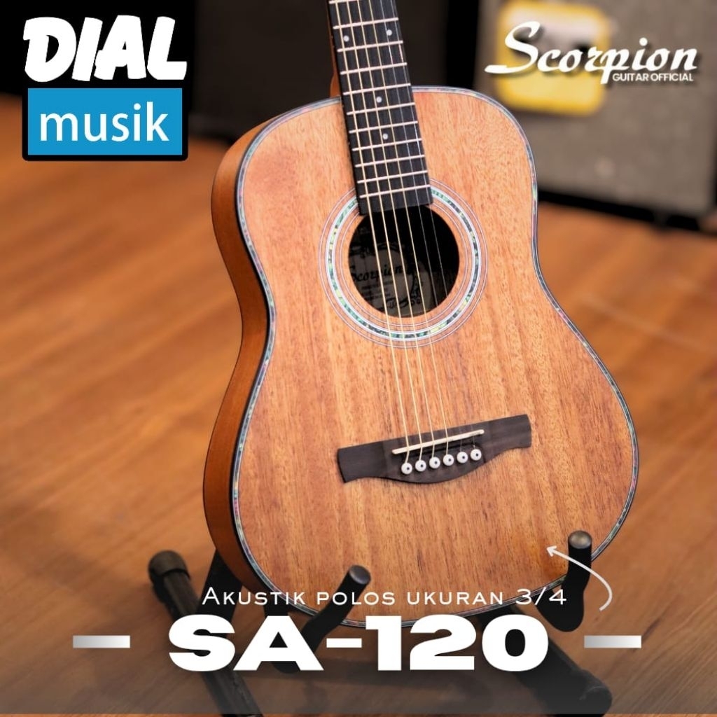 Scorpion SA120 - Gitar Akustik 3/4 Murah Original / SA-120 /SA 120