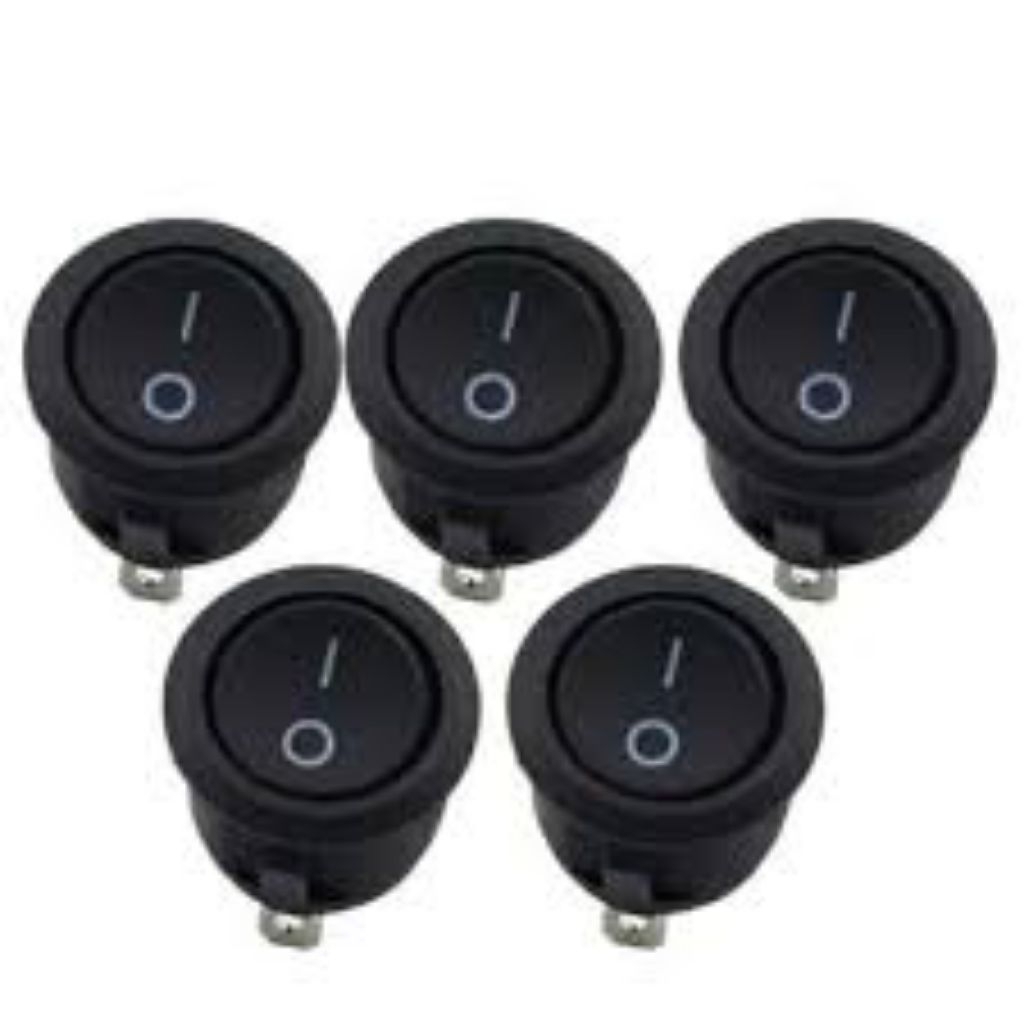 saklar on off bulat kecil 2 pin