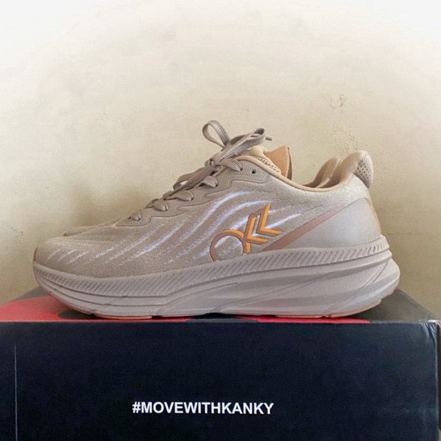 Sepatu Kanky Story Michi x Dr.Tirta Khaki/ Coffee  44 100%Ori BNIB