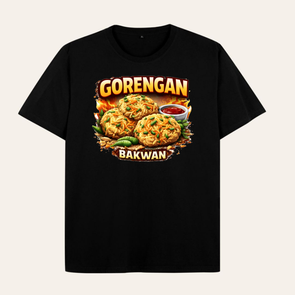 baju pakaian kaos pria wanita bakwan goreng