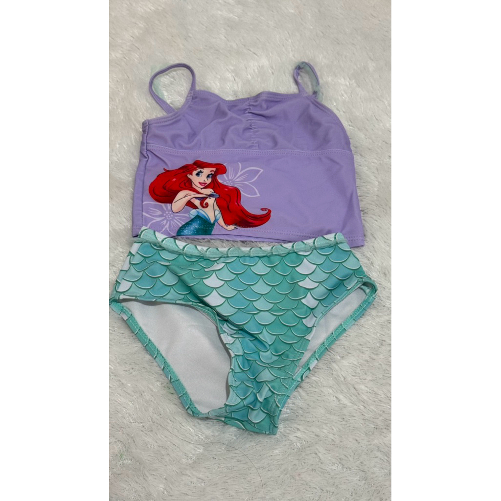 Preloved - BAJU RENANG BIKINI ANAK ARIEL MERMAID UNGU SWIMWEAR ANAK PEREMPUAN GIRLS (ARIEL)