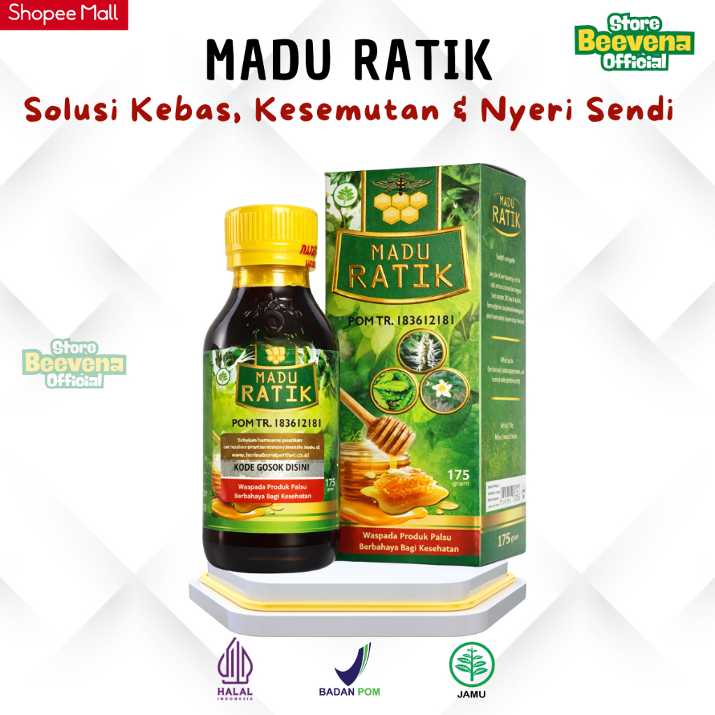 Madu Ratik Herbal Original Asli 100% Untuk Atasi Asam Urat, Rematik, Kesemutan, dan Nyeri Tumit