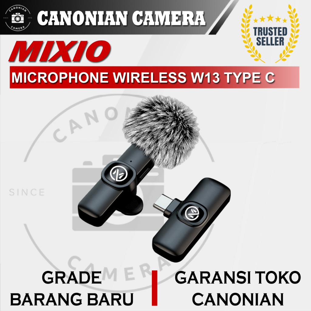 Microphone Mic Wireless Mixio W13 Type C