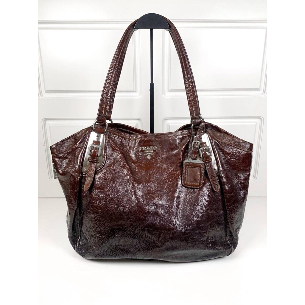 (PRELOVED) Prada Naplak Sfumata Vintage Hobo Bag