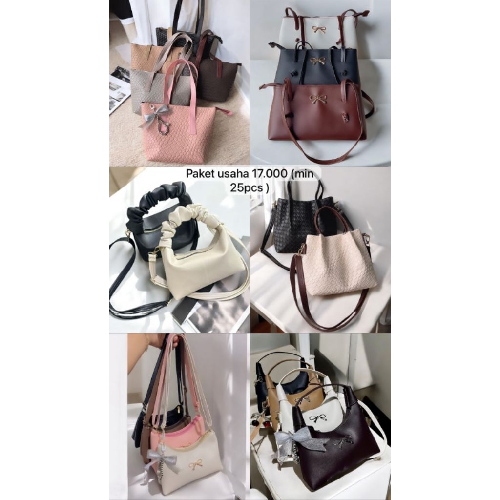 Paket usaha tas 50pcs /grosir 12.000/ Paket usaha tas