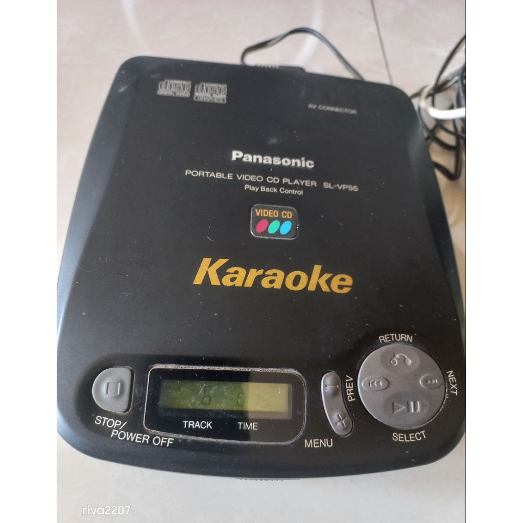 DISCMAN PANASONIC  SL - VP55 + ADAPTOR - pemutar cd