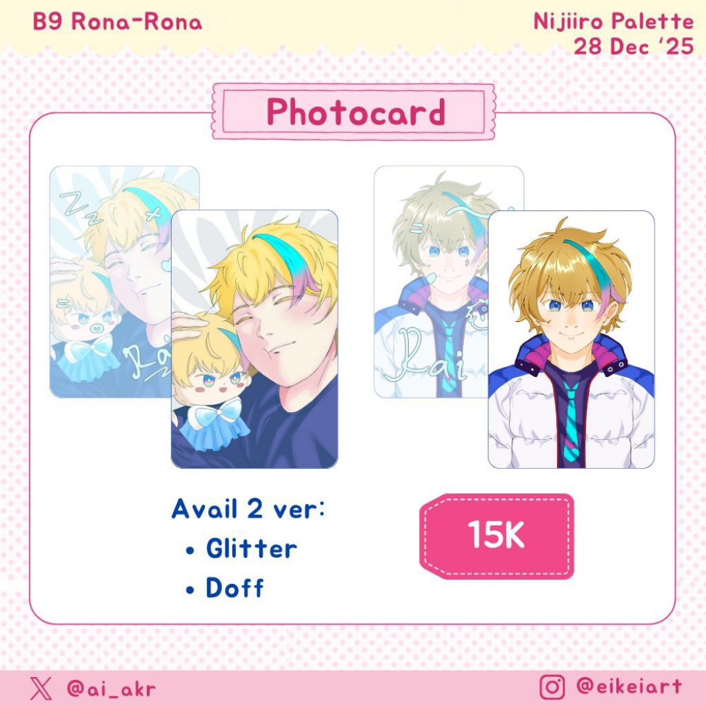 [Fanmerch] merch Nijisanji 2434 MHA My Hero Academia