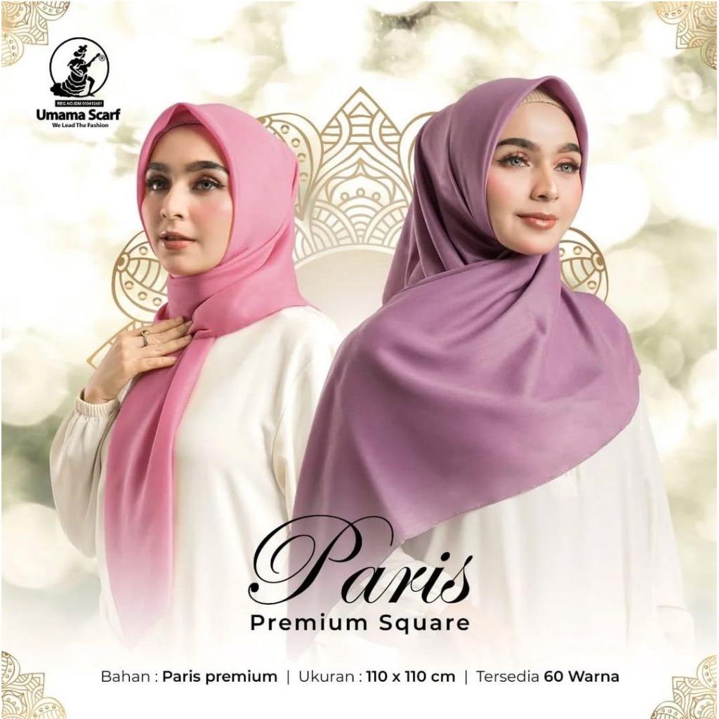 Promo Paris Premium Square umama scarf,Hijab Paris